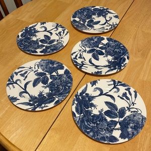 Royal Stafford Blue Salad Plate 8.5” Set of 5